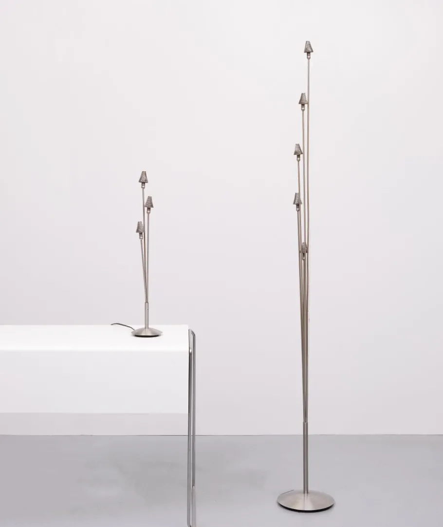 Pamono Dutch Halogen Floor Lamp from Harco Loor, 1980s