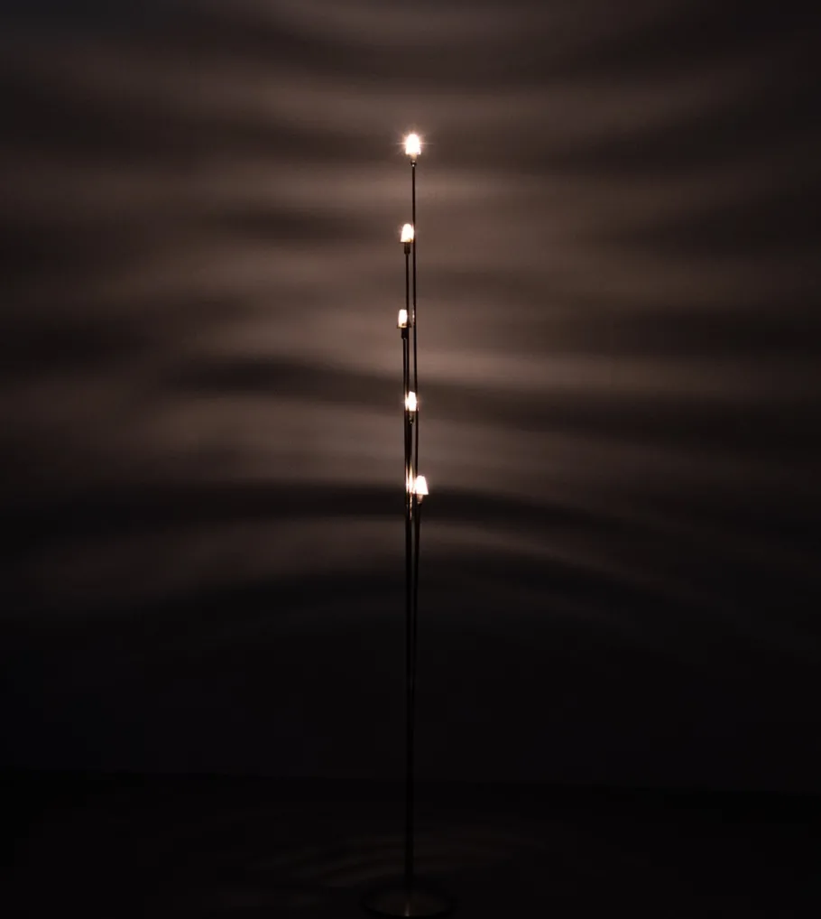 Pamono Dutch Halogen Floor Lamp from Harco Loor, 1980s