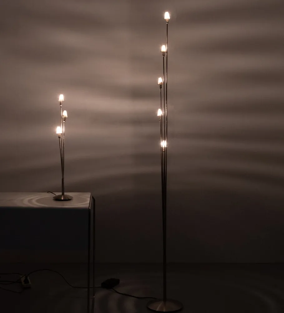 Pamono Dutch Halogen Floor Lamp from Harco Loor, 1980s