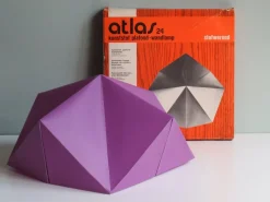 Best Pamono Dutch Plastic Atlas 24 Ceiling Wall Lamp by Woja, 1960s