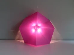 Best Pamono Dutch Plastic Atlas 24 Ceiling Wall Lamp by Woja, 1960s