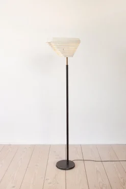 Clearance Pamono Early A805 Floor Lamp by Alvar Aalto for Valaistustyö, Finland, 1950s