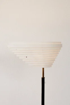 Clearance Pamono Early A805 Floor Lamp by Alvar Aalto for Valaistustyö, Finland, 1950s