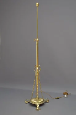 Outlet Pamono Early 20th Century Brass Floor Lamp