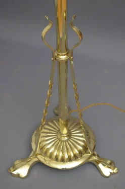 Outlet Pamono Early 20th Century Brass Floor Lamp
