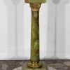 Best Pamono Early 20th Century Empire Column Lamp in Green Onyx
