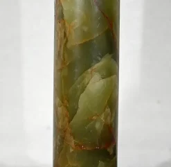 Best Pamono Early 20th Century Empire Column Lamp in Green Onyx