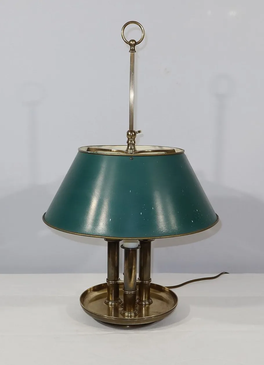 Clearance Pamono Early 20th Century Gilded Bronze Table Lamp
