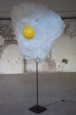 Hot Pamono Egg Floor Lamp by Michel Froment