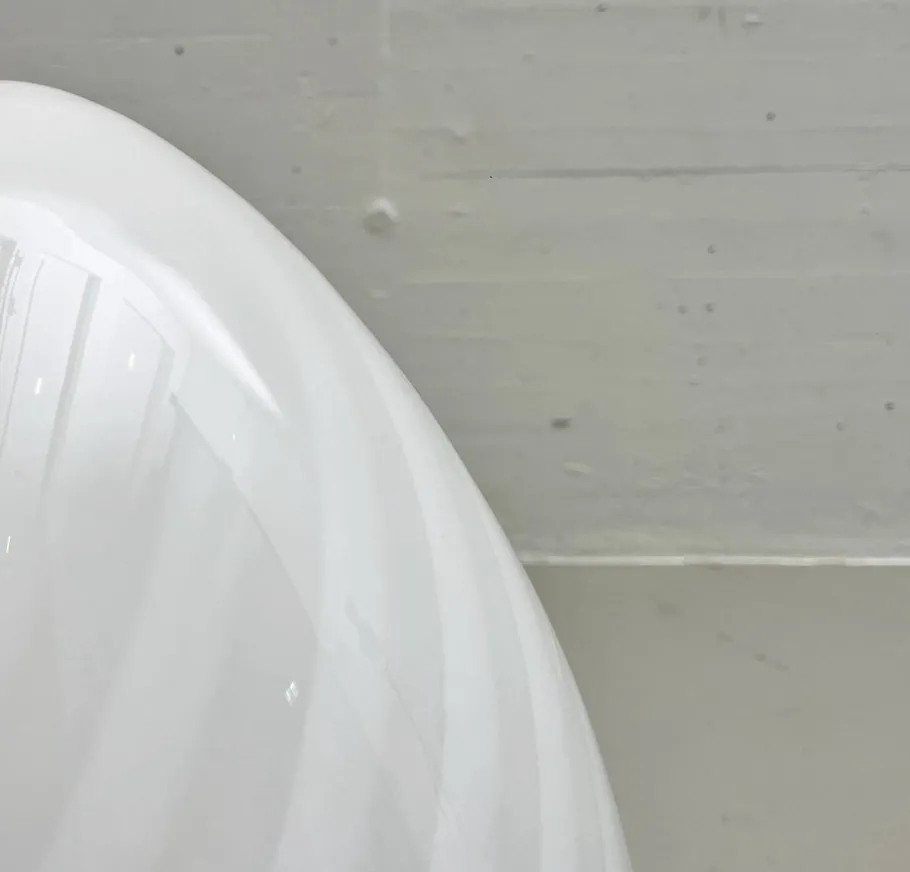 Best Pamono Egg-Shaped Table Lamp in Murano Glass from Venini, Italy, 1960s