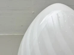 Best Pamono Egg-Shaped Table Lamp in Murano Glass from Venini, Italy, 1960s