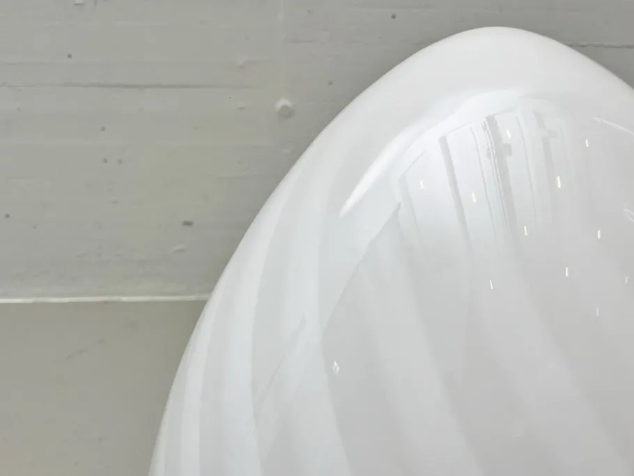 Best Pamono Egg-Shaped Table Lamp in Murano Glass from Venini, Italy, 1960s