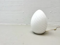 Best Pamono Egg-Shaped Table Lamp in Murano Glass from Venini, Italy, 1960s