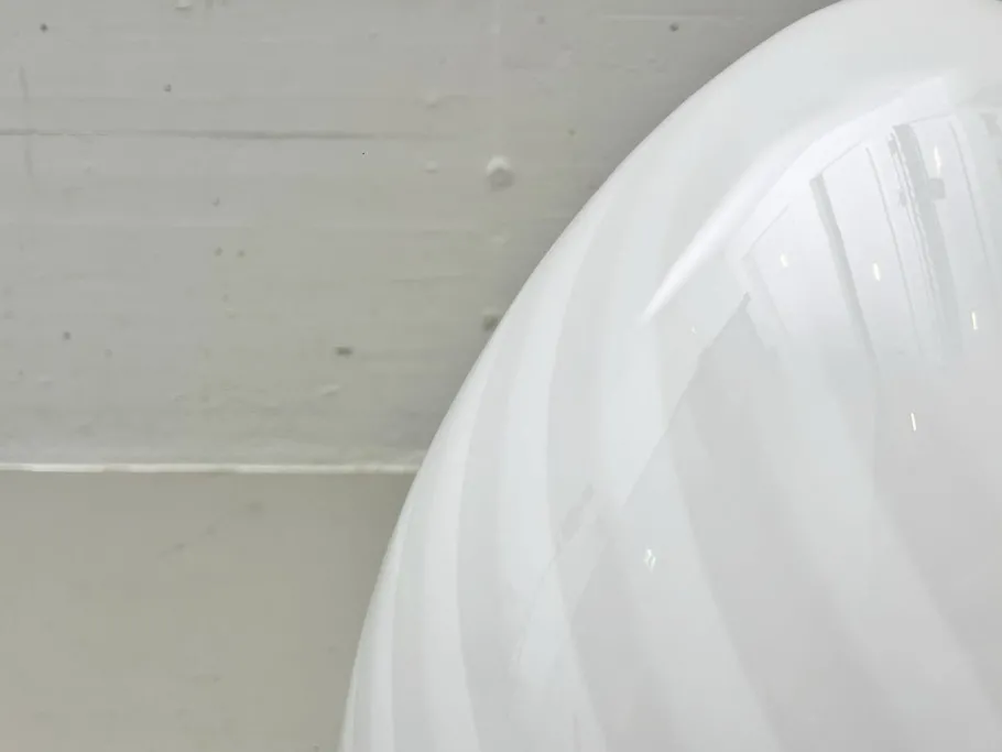 Best Pamono Egg-Shaped Table Lamp in Murano Glass from Venini, Italy, 1960s