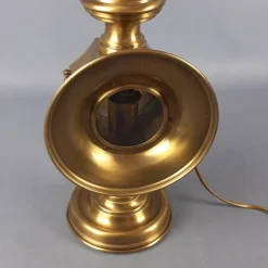 Clearance Pamono Electric Car Headlight Style Table Lamp in Brass, 1950s