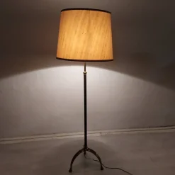 Hot Pamono Empire Style Bronze Floor Lamp, 1890s