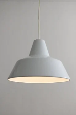 Best Pamono Enamel Workshop Pendant Lamp in White from Louis Poulsen, 1970s