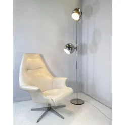 Hot Pamono Eyeball Steel Floor Lamp by Goffredo Reggiani, 1960s