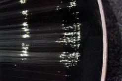 Pamono Fiber Optic Floor Lamp, Italy, 1970s