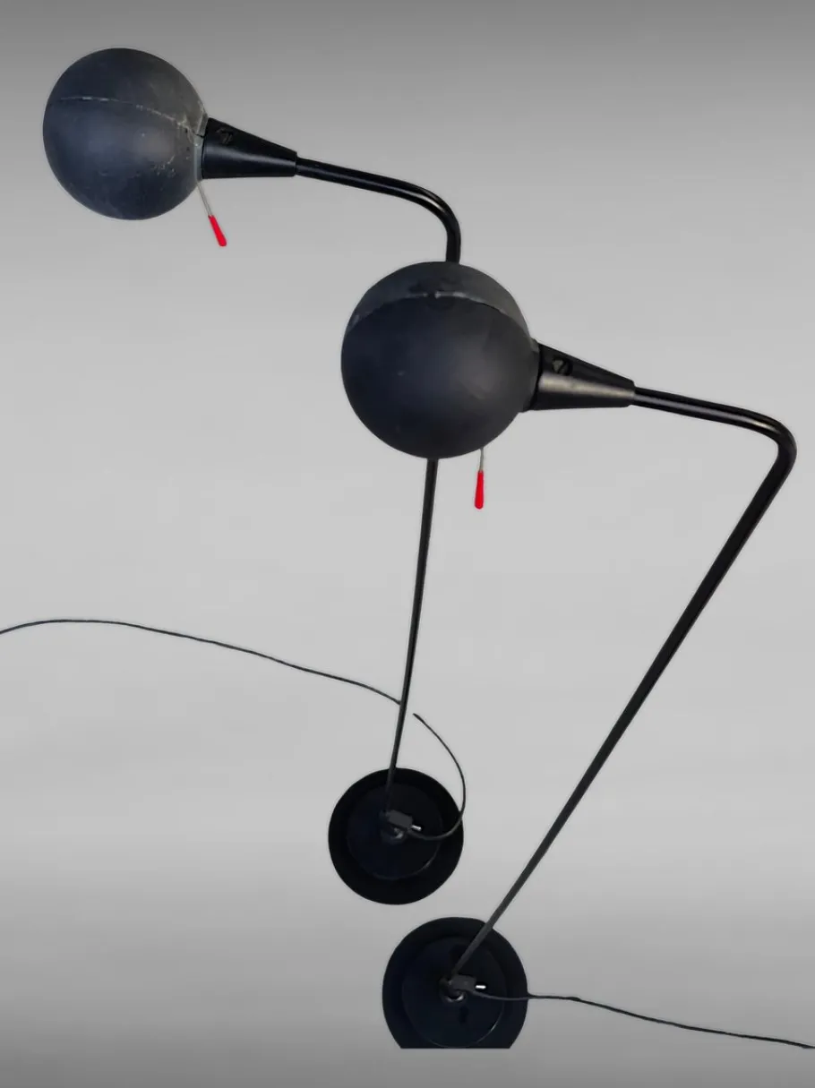 Best Pamono Fire Fly Reading Lamp by Emanuele Ricci for Artemide, Set of 2