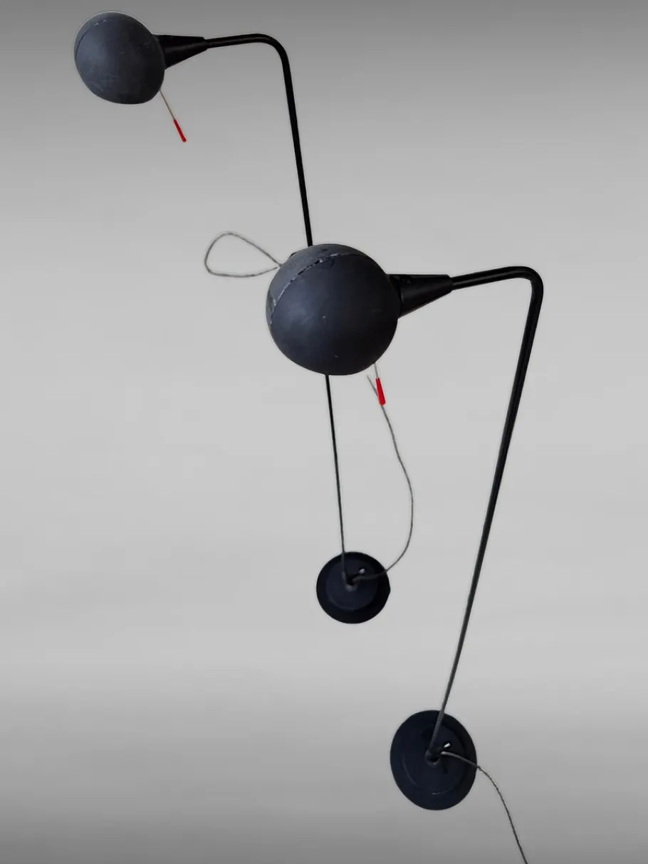 Best Pamono Fire Fly Reading Lamp by Emanuele Ricci for Artemide, Set of 2