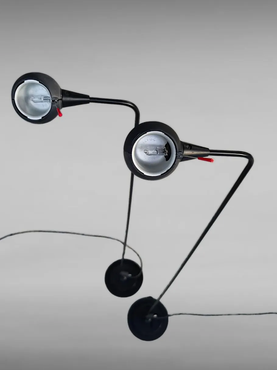 Best Pamono Fire Fly Reading Lamp by Emanuele Ricci for Artemide, Set of 2