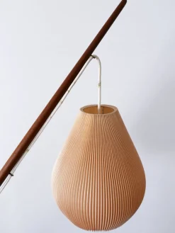 New Pamono Fishing Pole Floor Lamp by Svend Aage Holm Sørensen for from Holm Sørensen & Co, Denmark, 1950s
