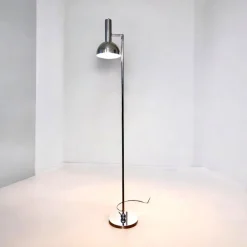 Pamono Flexible Reading Light Floor Lamp from Hala Zeist, designed by Herman Busquet, Mod. Ball in the Base, 1960s, Mid-Century
