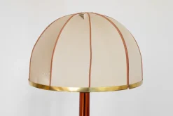 Discount Pamono Floor and Table Lamo in Amber Glass by Archimede Seguso, 1960s, Set of 2