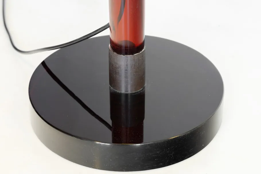 Discount Pamono Floor and Table Lamo in Amber Glass by Archimede Seguso, 1960s, Set of 2