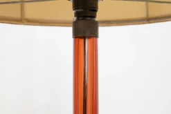 Discount Pamono Floor and Table Lamo in Amber Glass by Archimede Seguso, 1960s, Set of 2