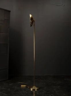 Outlet Pamono Floor Lamp attributed to Franz Hustadt for Hustadt Leuchten, 1980s