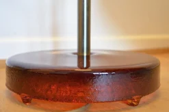 Pamono Floor Lamp by Carl Fagerlund for Orrefors Sweden, 1970s