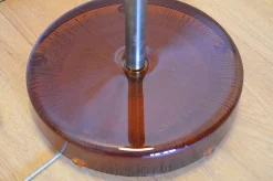 Pamono Floor Lamp by Carl Fagerlund for Orrefors Sweden, 1970s