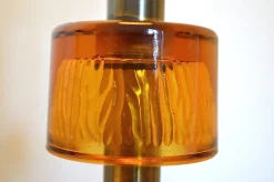 Pamono Floor Lamp by Carl Fagerlund for Orrefors Sweden, 1970s