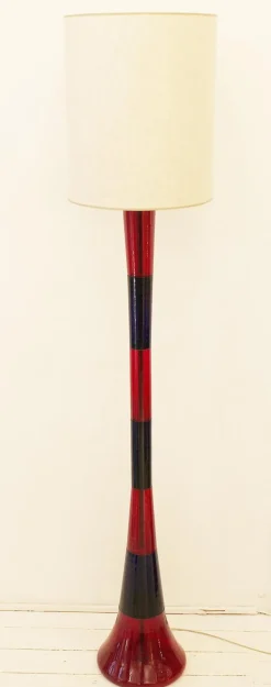 Outlet Pamono Floor Lamp by Fulvio Bianconi for Venini, Italy, 1950s