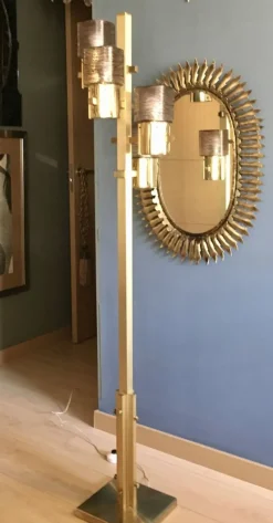 New Pamono Floor Lamp by Gaetano Sciolari for Sciolari, 1970s