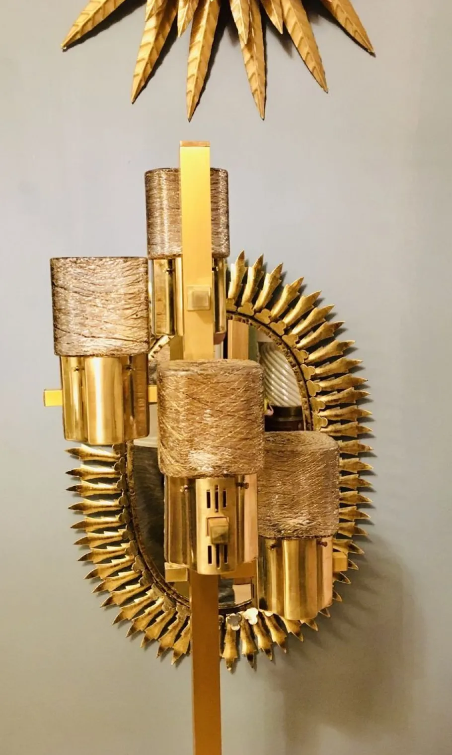 New Pamono Floor Lamp by Gaetano Sciolari for Sciolari, 1970s