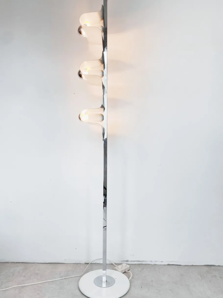 Best Pamono Floor Lamp by Gioffredo Reggiani, Italy, 1970s