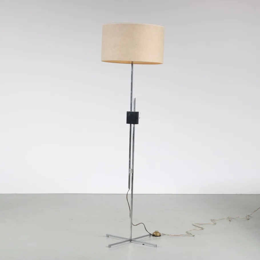 Pamono Floor Lamp by Hans Eichenberger for Keller Metalbau, Germany, 1950s