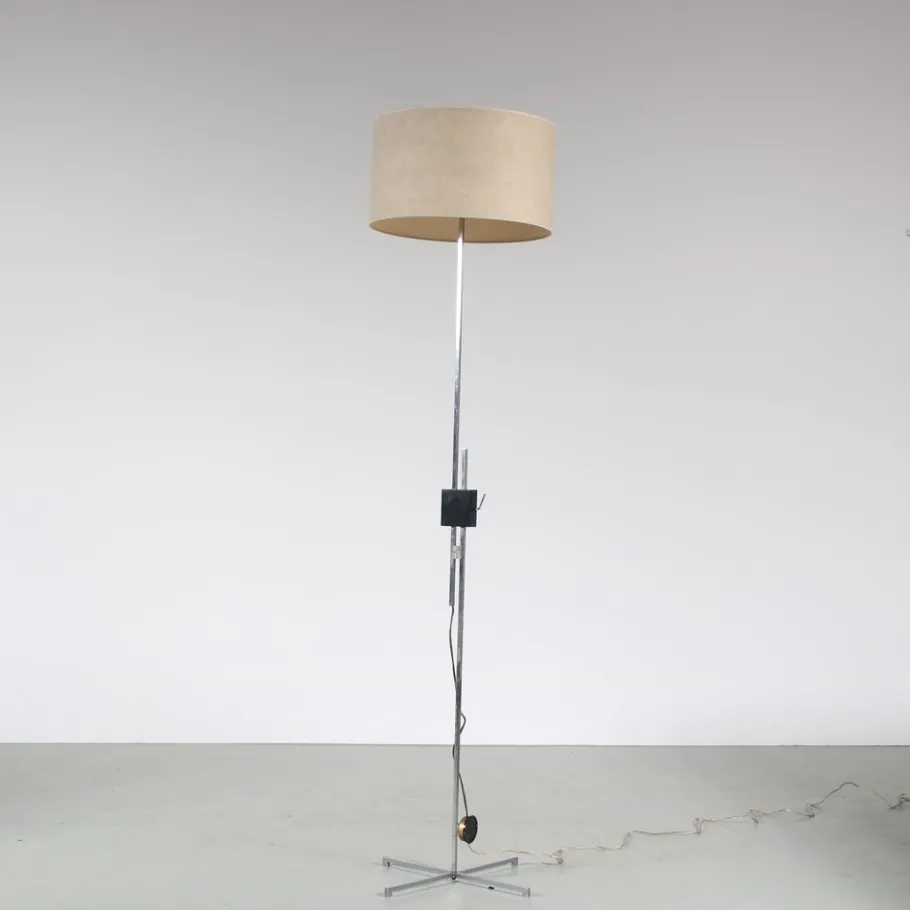 Pamono Floor Lamp by Hans Eichenberger for Keller Metalbau, Germany, 1950s