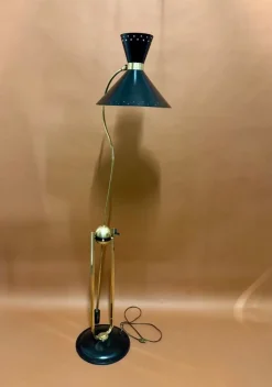 Online Pamono Floor Lamp by Jean Boris Lacroix, 1940