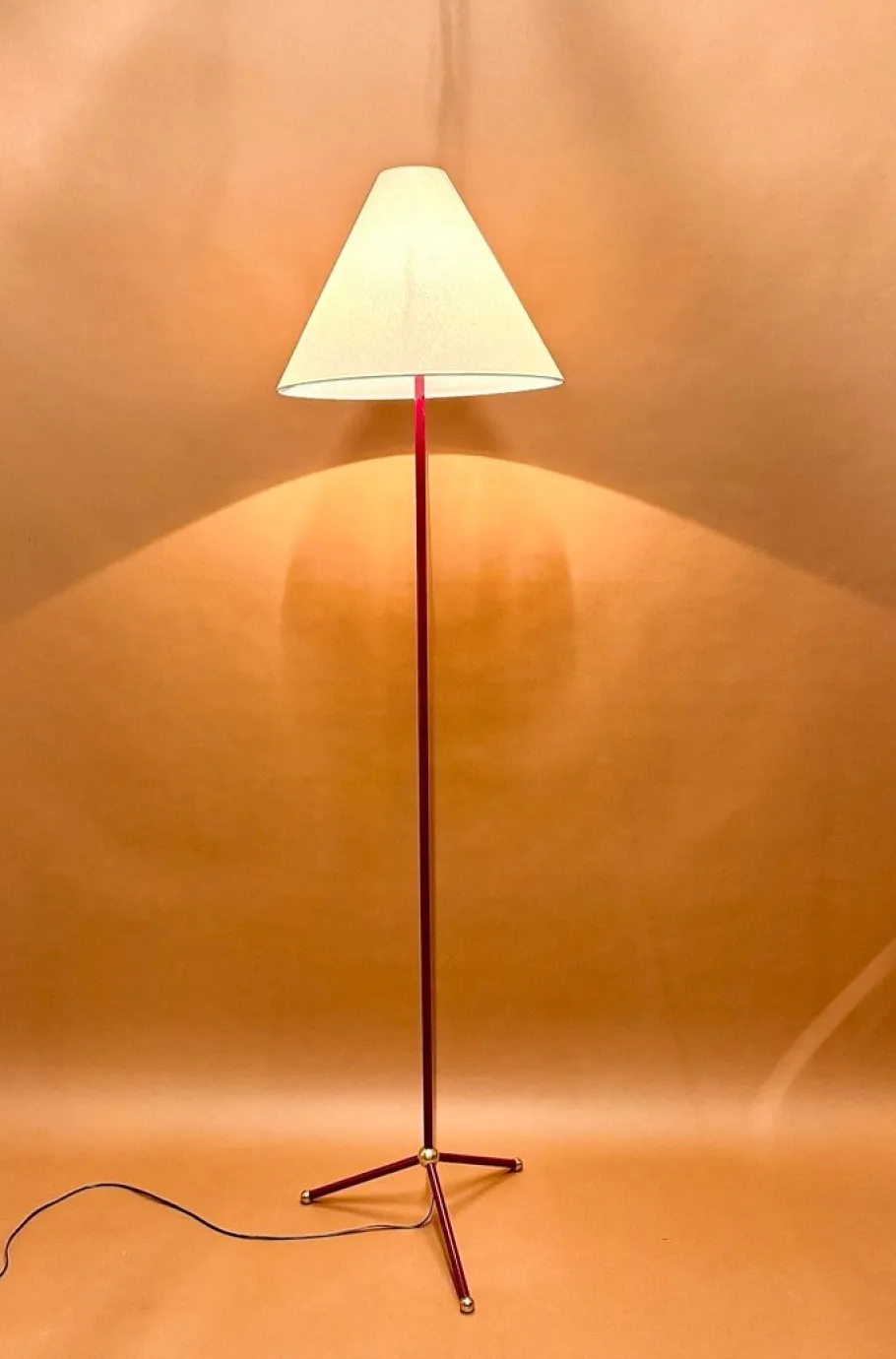 Discount Pamono Floor Lamp by Jean Royère, 1950