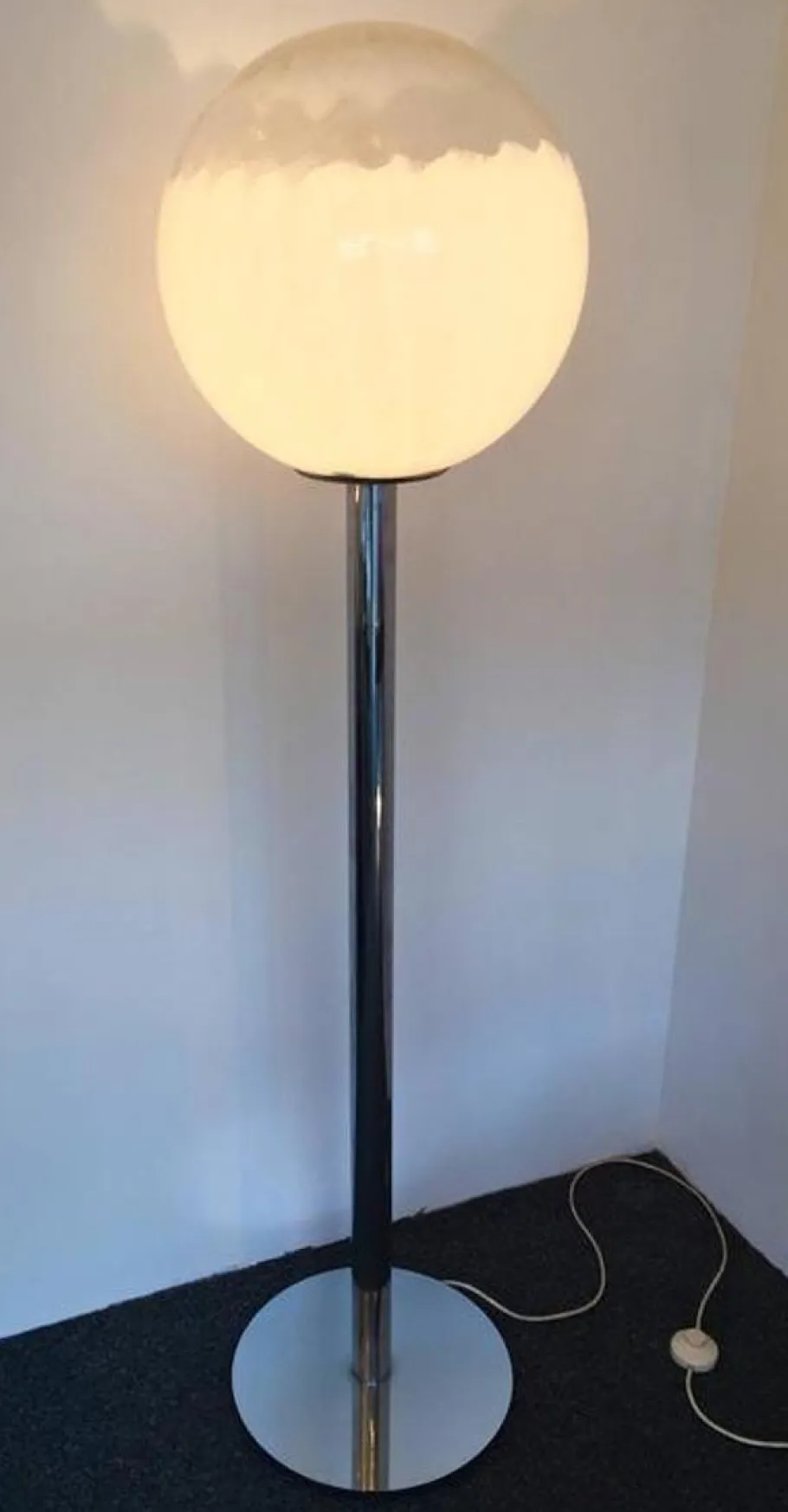 Best Pamono Floor Lamp by La Murrina Murano, 1970s