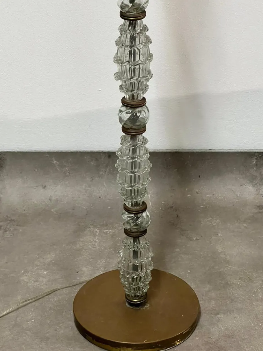 Best Pamono Floor Lamp from Barovier & Toso, 1940s