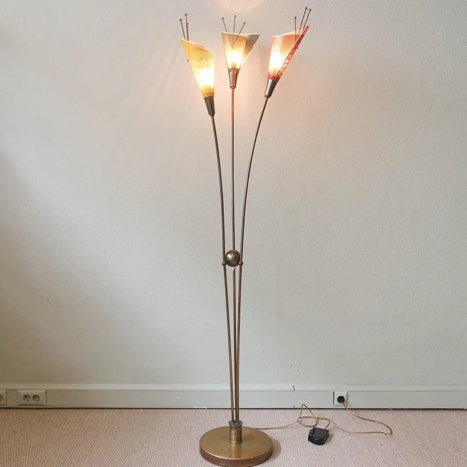 Pamono Floor Lamp from Kobis & Lorence, 1950s