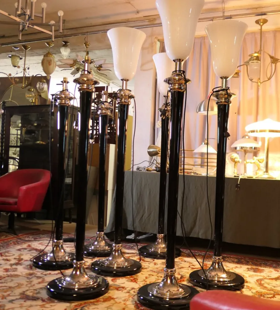 Best Pamono Floor Lamp from Mazda, France, 1950s