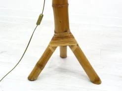 Best Pamono Floor Lamp in Bamboo, 1950s