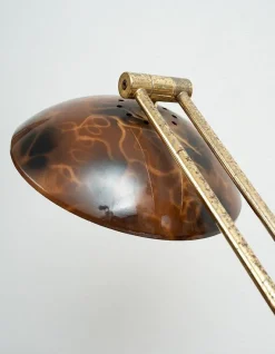 Discount Pamono Floor Lamp in Brass and Celluloid