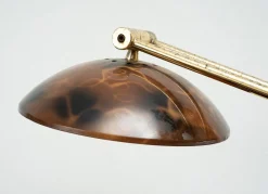 Discount Pamono Floor Lamp in Brass and Celluloid